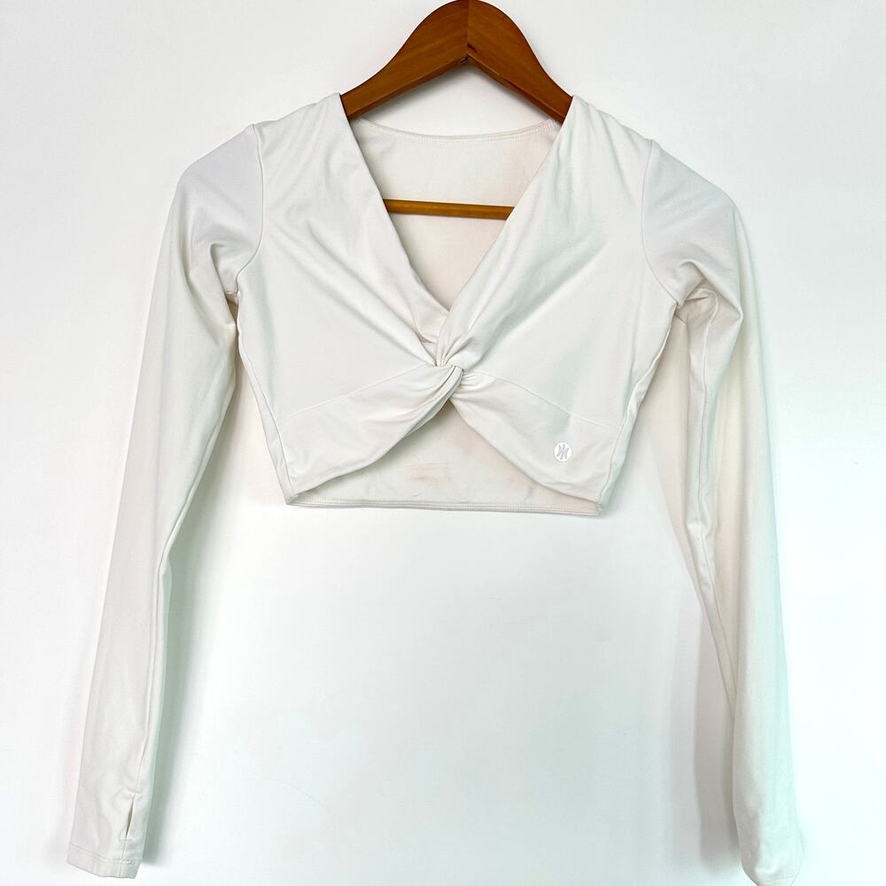 Pilates white top - Long sleeve
